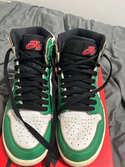 Nike air Jordan 1 Lucky Green - 4