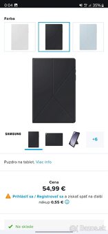 Samsung Puzdro pre Galaxy Tab A9+ čierne - 4