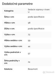 Sedačka Beaumont z anilínovej kože - 4