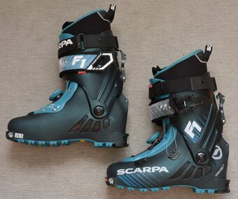 Lyžiarky SCARPA F1 WMN anthracite-aqua - 4