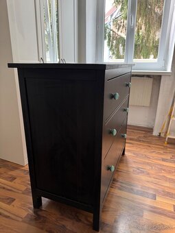 Komoda Hemnes ikea/ cierna - 4