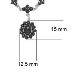 Starožitný náhrdelník - Český granát - 4