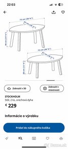 IKEA STOCKHOLM stolík vyšši - 4