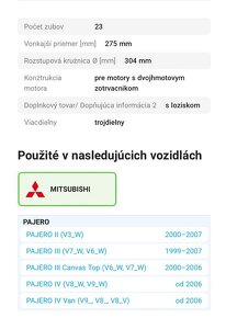 Pajero 3.2 DI-D 1999-2007 Spojková sada EXEDY MBK2070 - 4