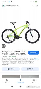 Predám horsky bicykel rockridet ST100 27,5" kolesa.radenie 3 - 4