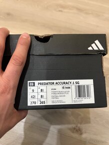 Adidas Predator Accuracy 1 SG veľkosť UK: 8,5 - 4