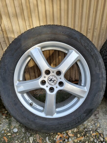 Alu disky Hyundai 5x114,3 7Jx17H2 + zimné pneu 225/60 R17 - 4