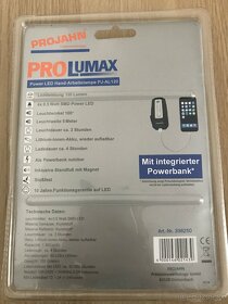 PROJAHN PROLUMAX Power LED 2v1 SVIETIDLO A POWERBANK - 4