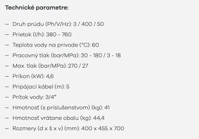 Predam vysokotlakovy cistic Karcher 8/18 HD-4M Plus - 4