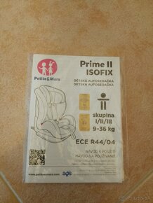 Autosedačka Petite & Mars Prime II ISOFIX - 4