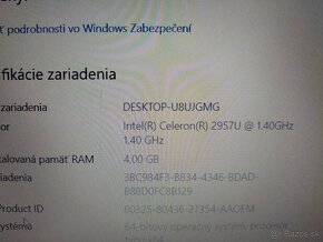 predám základnú dosku z notebooku Acer aspire ES1-571 - 4