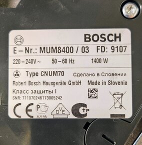 Kuchynsky robot BOSCH - 4