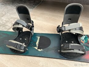 Detský snowboard s viazaním, dĺžka 114 cm - 4