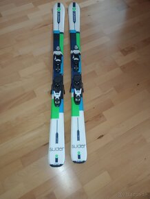 Juniorske lyže DYNASTRAR 140cm + lyžiarky (veľkosť 39) - 4