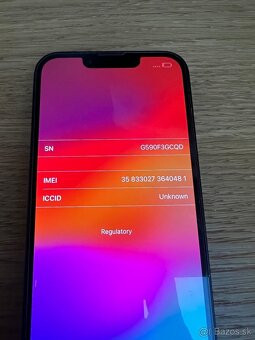 Predám iPhone 14 128GB, TOP stav, VOLNY, 88% BAT - 4