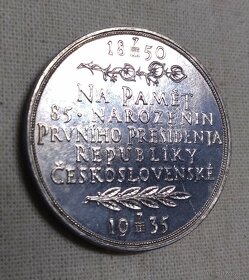 Medaila k narodeninám T.G.Masaryka 1935 - 32mm - 4