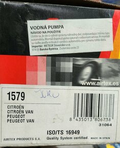 Predam vodnu pumpu Citroen - 4