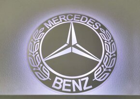 Predám Led zrkadlové logo(obraz) Mercedes-benz - 4