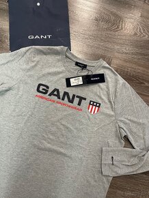 Gant panske tricko s dlhym rukavom 3XL - 4