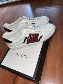 Gucci Ace leather low trainers - 4