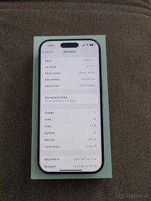 iPhone 16 Pro 128 GB Black , záruka 2 roky - 4