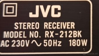 Predám receiver JVC RX-212BK - 4