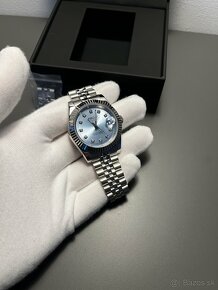 Seiko mod Datejust Blue Diamonds - 4