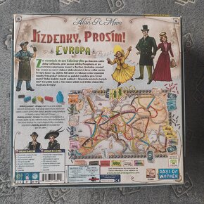 Jízdenky, prosím Evropa (Ticket to Ride) spoločenská hra - 4