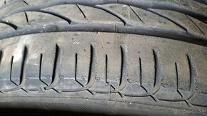 Predám 4ks jazdené letné 215/45r16-86H Bridgestone - 4