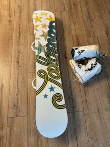 Snowboard. SALOMON 156cm +topanky SALOMON - 4