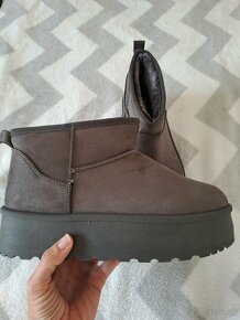 Snehule na platforme v style ugg - 4