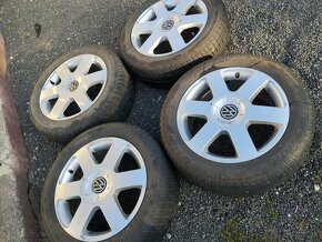 elektrony, zimne gumy, r16, 5x112, octavia 2 škoda - 4