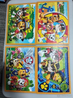 Predam spolu 4 balenia puzzle (260,160,100,54+48+35+70) - 4