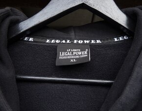 Čierna mikina Legal Power XL/XXL - 4