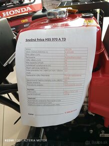 Snežná fréza Honda HSS 970 ATD - 4