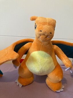 Nový veľký plyšový Pokémon drak Charizard s vysačkou - 4