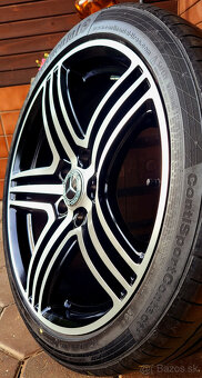 alu R18 5x112, pneu 225/40, Mercedes B + CLA + C + A - 4