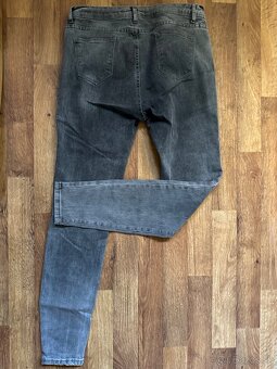 Predám dve 2in1 dámske sivé a čierne denim rifle, vel. S/M - 4