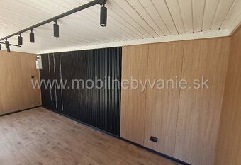 Žltý dizajnový mobilný dom 6m x 3m. - 4