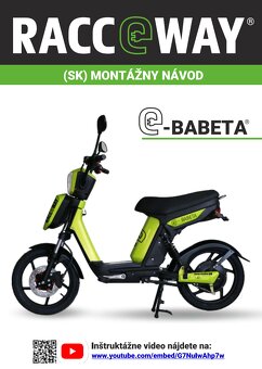 E-babeta moped skuter elektricky elektrobabeta - 4