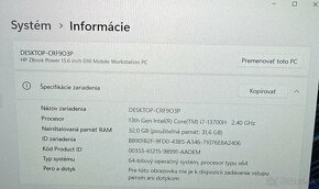 HP Zbook Studio 16 G10 (I7/32GB/1TB/RTX2000) - 4