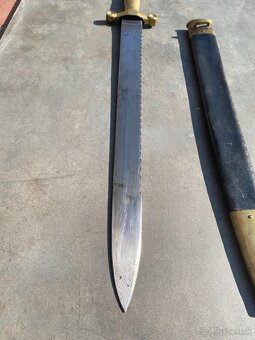 Vojenský tesák Gladius s pilou M1842 F.Horster Solingen - 4