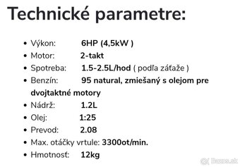 lodný motor 2takt - 4