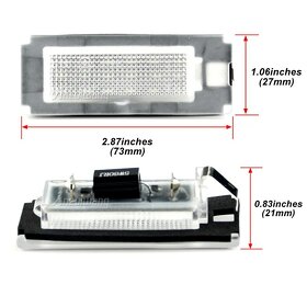 Led ŠPZ Fiat Ducato Citroen Jumper Peugeot Boxer - 4