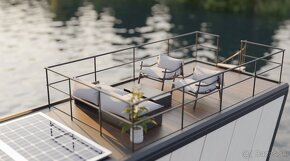 Hausbot/Houseboat 9.3x3m NOVY - 4