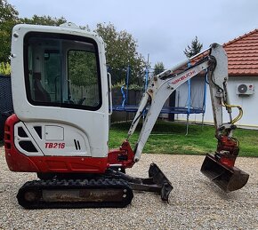 Predám minibager Takeuchi TB216 - 4