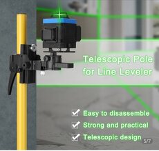 laser srativ stojan možné až do výšky 4m - 4