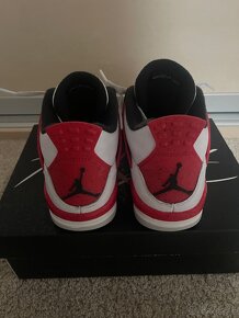 Air jordan 4 retro red cement - 4