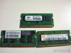 Pamäte RAM 256, 512 MB, 1 GB pre notebooky - 4