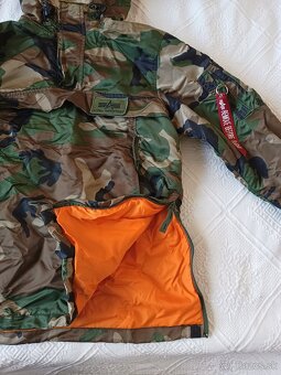 panska bunda Alpha Industries hpo anorak camo S - 4